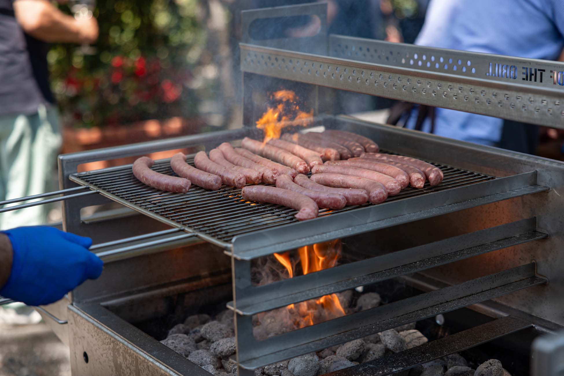 salsiccia cazzamali sulla griglia