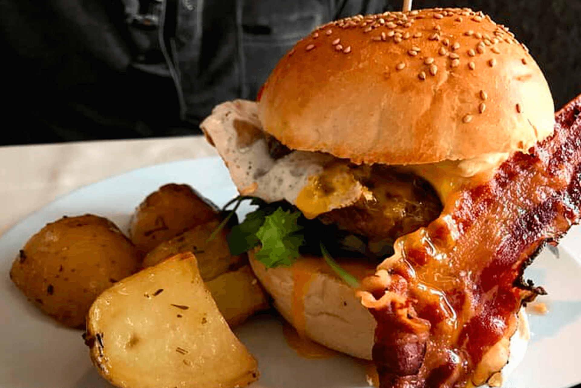 burger Fassona razza piemontese Cazzamali, Ristorante Da Nacio, BS